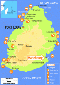 carte ile maurice mahebourg