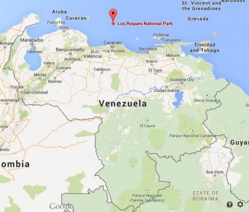 Where-is-Los-Roques-National-Park-map-Venezuela